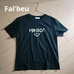 ★新品未使用★Fal'beu半袖ロゴデザインTシャツ　ブラック