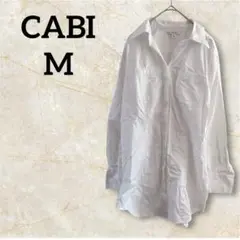 CABI 【M】ホワイト 長袖シャツ ポケット付き 白