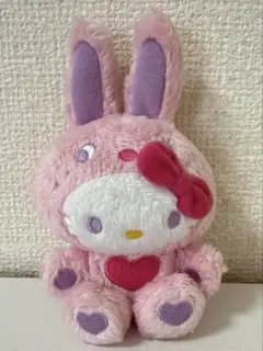 キティ　カラフルバニー　ぬいぐるみ　レア