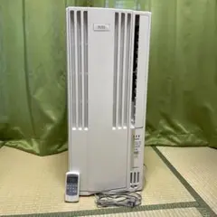 工事不要 ウィンドウエアコン マイナスイオン 美品 リモコン付き　動作確認済み 工事不要 ウィンドウエアコン マイナスイオン 美品 リモコン付き