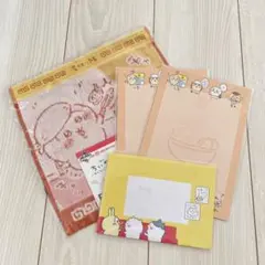 ♡送料込み♡新品♡ちいかわ♡一番くじ♡ハンドタオル＆便箋セット♡バンダイナムコ