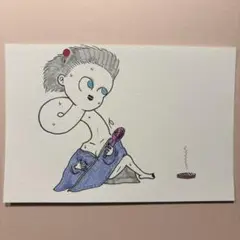 オリジナル　イラスト　ろくろっ首