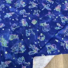 星座プリントコットン生地 約50cm×50cm ＋おまけ