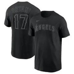 大谷翔平選手 ロサンゼルス・エンゼルス ナイキ ブラック Tシャツ