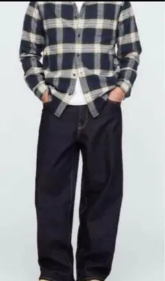 GAP 34/32 スーパーバギーデニム ダークリンス　大人気完売