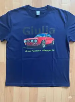 Alfa Romeo Giuliaクルマ好き必見！ポスターのようなTシャツ