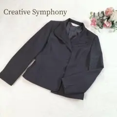 【Creative Symphony】レディース ブラック テーラードジャケット