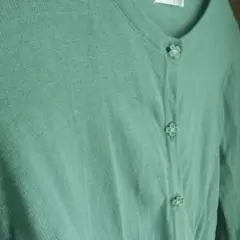 CINEMA CLUB グリーン カーディガン M