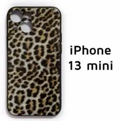 iPhone 13 mini ケース ヒョウ柄 レオパード アニマル 豹柄