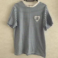 I ❤️ 0!oi ストライプTシャツ Mサイズ