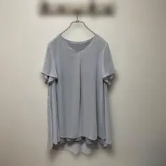 ライトグレー チュニック LLサイズ