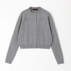 CABaN コットンカシミヤ クルーネックカーディガン