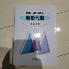 例からはじめる線形代数
