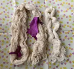 しつけ糸 2種類 きなり50cm クリーム色 120cm 印つけ洋裁和裁