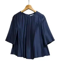 美品 日本製☆ADORE シルクレーヨンフレアートップス