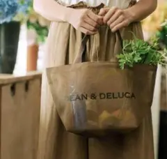 DEAN&DELUCA ディーン&デルーカ メッシュトートバッグ ゴールド S