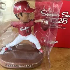 非売品　カープ　黒田博樹さんのボブルヘッド人形　Season Seat 2025