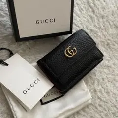 【美品】201 GUCCI グッチ 3つ折り 財布 コンパクト