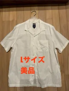 GAP オープンカラーシャツ　コットンリネン