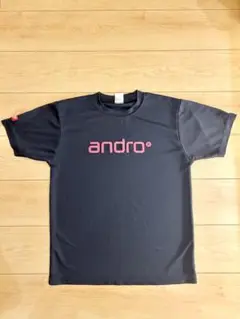andro ナパTシャツ　ネイビー　ピンク