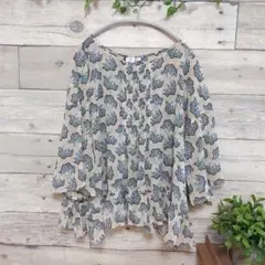 UNIQLO &アナスイ　コラボ　シフォンブラウス