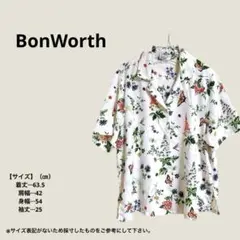 BonWorth 花柄 半袖シャツ
