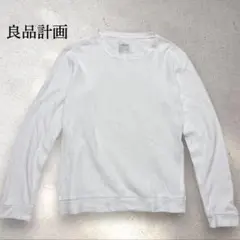 良品計画 コットン シャツ ロンT【M】長袖 Tシャツ 鹿子 メンズ 丸首