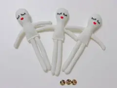 ルルべちゃん 素ドール 赤リップ3体