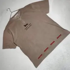 良品★Timothy Tシャツ 半袖 ジッパー飾り ユニセックス ブラウン