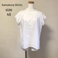 kamakura shirts 鎌倉シャツ ＊ ブラウス トップス 白【40】