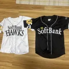 SoftBankHawksユニフォームホーム&ビジター 【キッズサイズＳサイズ】