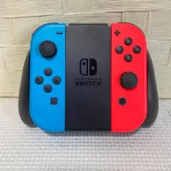 ニンテンドースイッチ ジョイコン ブルー レッド LRセット グリップ付き