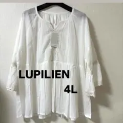 【新品】LUPILIEN ルピリアン　大きいサイズ　袖フレア　レース柄　4L