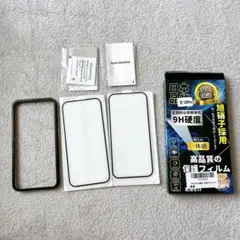 iPhone15Pro 全面保護フィルム ガラスフィルム 液晶保護 2枚