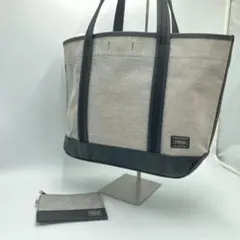 【極美品】ポーターガール　ボーイフレンドトートバッグ ポーチ付き ユニセックス