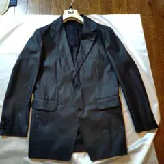 ５３５１メンズジャケット　ブラック 　美品　大きめ