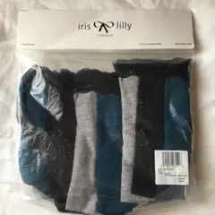 新品未開封 iris lilly ショーツ (日本L〜LLサイズ相当)青 7枚
