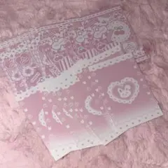 トレカ台紙 韓国作家 ピンク チェリー うさぎ