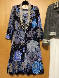 レオナール 青のシンフォニー ワンピースu0026豪華ゆったりジャケット