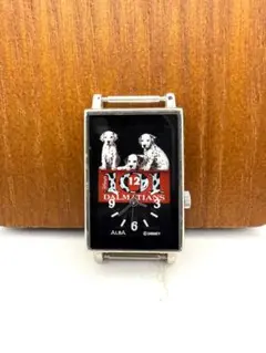 f897 フェイスのみ ALBA ディズニー ダルメシアンズ 腕時計 不動品