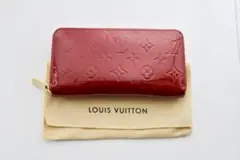 (大幅値下げ)LOUIS VUITTON ヴェルニ ジッピーウォレット レッド