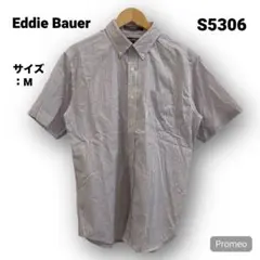 【即購入OK】Eddie Bauer 半袖シャツ サイズM ストライプ
