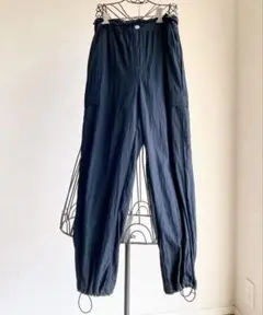 グローバルワーク キッズ　ドロストカーゴパンツ ブラック　150cm