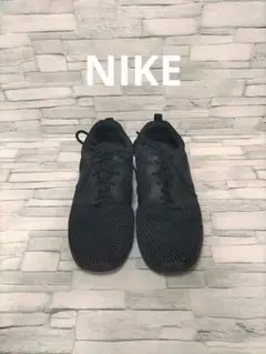 NIKE 23CM 厚底スニーカー タンジョン ランニングシューズ ブラック 黒