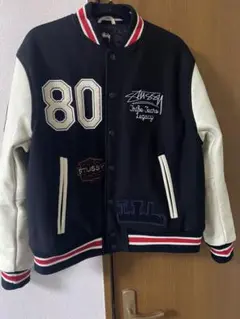 stussy×our legacy×denim tearsスタジャン
