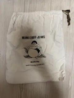 MOMOTARO JEANS イラスト入り巾着袋