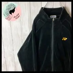 【希少】ヨネックス YONEX ベロア トラックジャケット 黒 ジャージ L