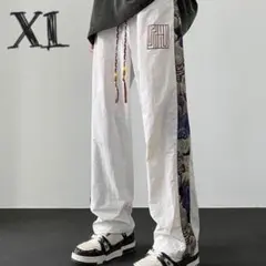 ワイド パンツ ワークパンツ　カーゴパンツ ストリート くま 【大人気】