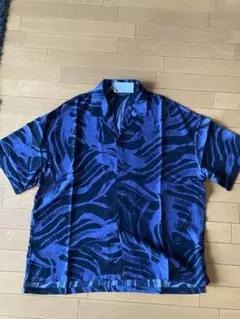 ReverticaL Lサイズ 半袖 ポリエステル 総柄 シャツ