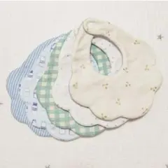 No.335 ハンドメイドもくもくスタイ5枚セット